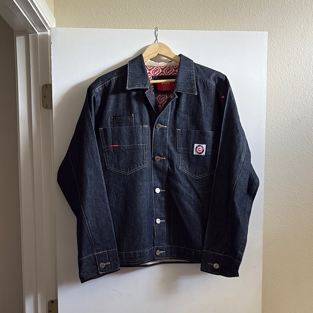 Vintage Blue Denim  Ecko Unlimited Jacket
